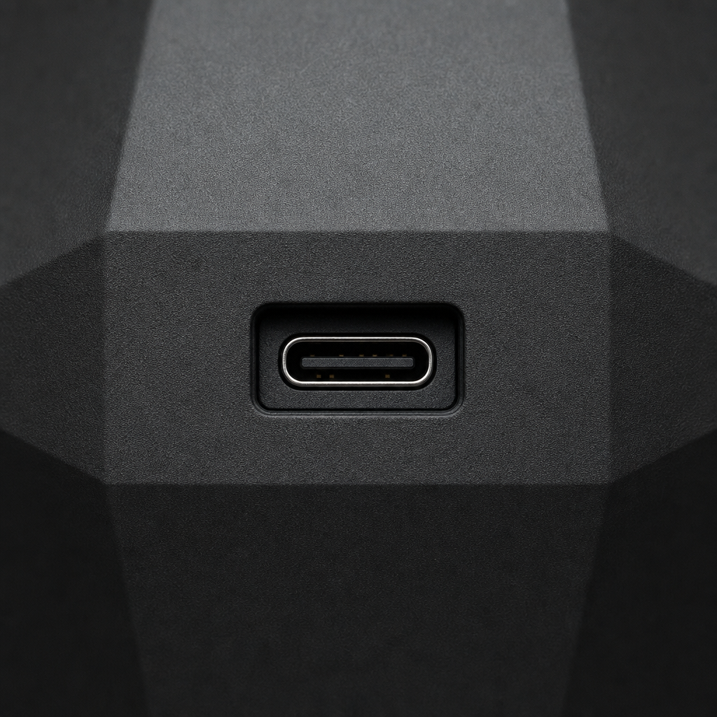 USB-C port detail on TaskMate